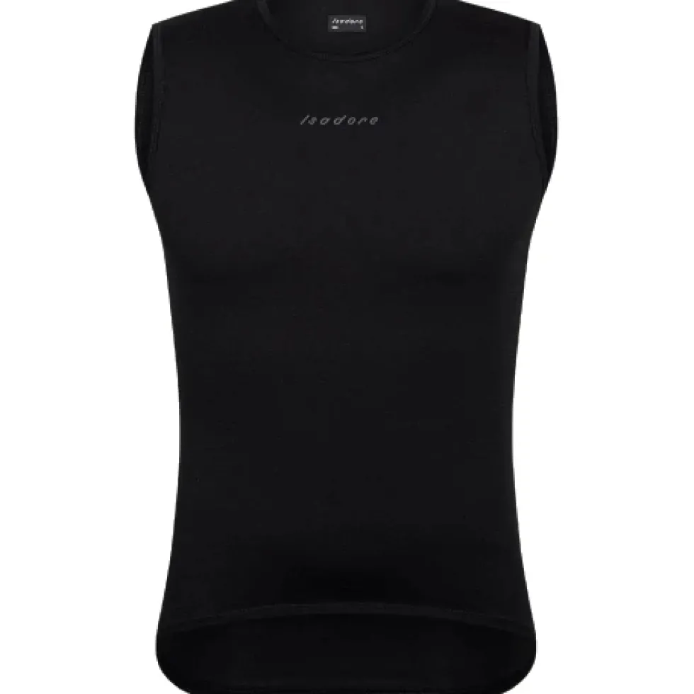 Isadore 150 Merino Sleeveless Baselayer Men - Zwart