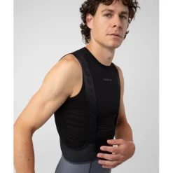Isadore 150 Merino Sleeveless Baselayer Men - Zwart