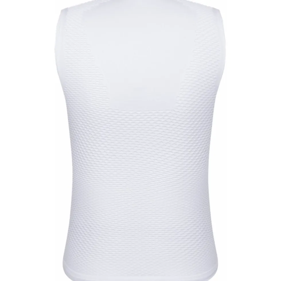Isadore Seamless Baselayer zonder mouwen Unisex - Wit