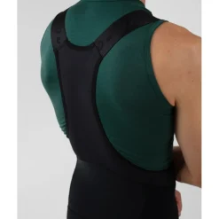Isadore Signature Thermal Fietsshort met Bretels Heren - zwart