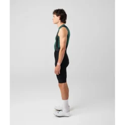 Isadore Signature Thermal Fietsshort met Bretels Heren - zwart