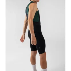 Isadore Signature Thermal Fietsshort met Bretels Heren - zwart