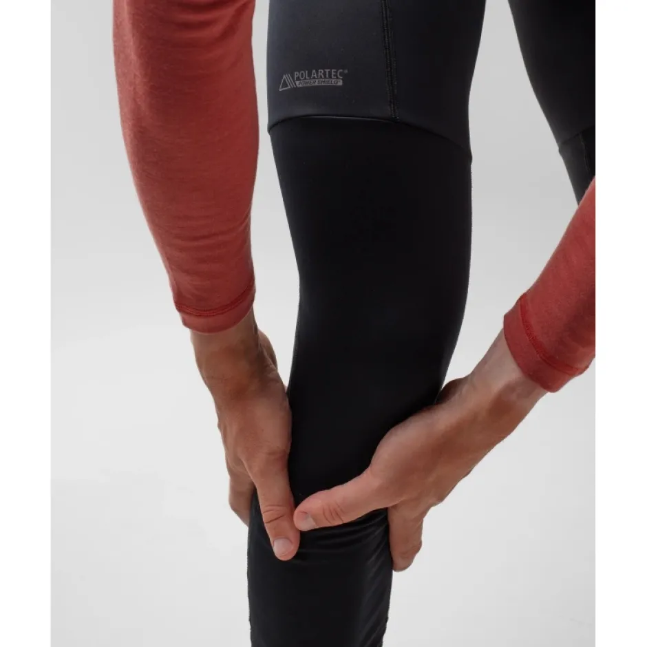 Winterbroeken < Isadore ignature Winter Poartec Fietbroek met Brete Heren - zwart