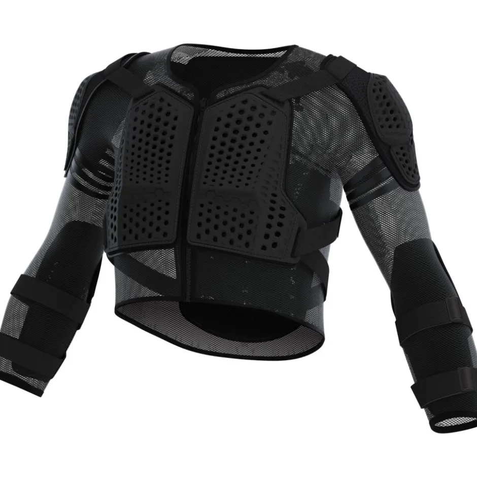Beschermers Kinderen < iXS Hex Bovenlichaam Protectorjas Kinderen - zwart