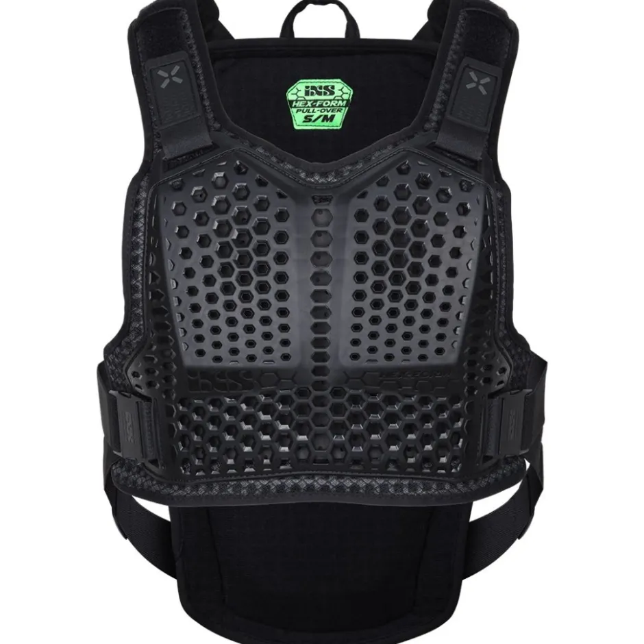 Borstbeschermers < iXS Hex Pull-Over Bovenlichaam Protector - zwart