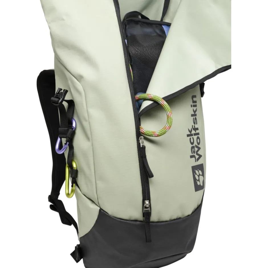 Rugzakken & Drinksystemen < Jack Wolfskin All-In Pack Rugzak 30L - mint leaf