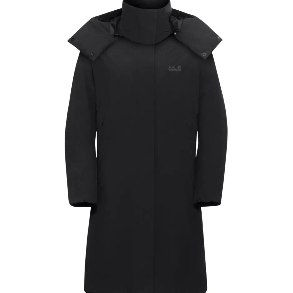 Jacks < Jack Wolfskin Frost Haven Mante Dames - zwart