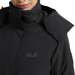 Jacks < Jack Wolfskin Frost Haven Mante Dames - zwart