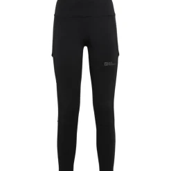 Jack Wolfskin Kammweg Tights Dames - zwart