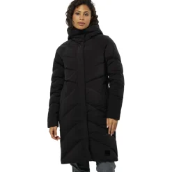 Jack Wolfskin Marienplatz Donzen Mantel Dames Rds - zwart
