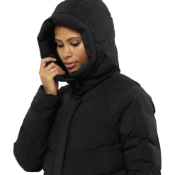 Jack Wolfskin Marienplatz Donzen Mantel Dames Rds - zwart