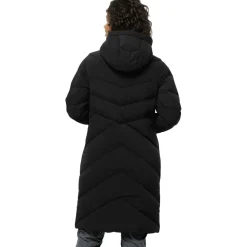 Jack Wolfskin Marienplatz Donzen Mantel Dames Rds - zwart
