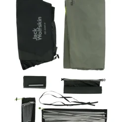 Jack Wolfskin Sky Dome III Tent - island moss