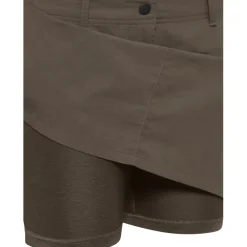 Jack Wolfskin Tihama Skort Dames - cold coffee