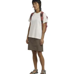 Jack Wolfskin Tihama Skort Dames - cold coffee