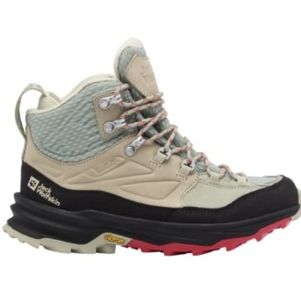 Jack Wolfskin Cyrox Texapore Mid Wandelschoenen Dames - mint leaf