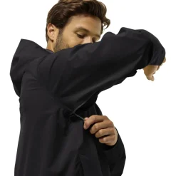 Jack Wolfskin Highest Peak 3L Jas Heren - zwart