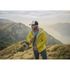 Jack Wolfskin Highest Peak 3L Jas Heren - zwart