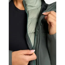 Jack Wolfskin Icecape 3In1 Donsjas Dames Rds - slate green