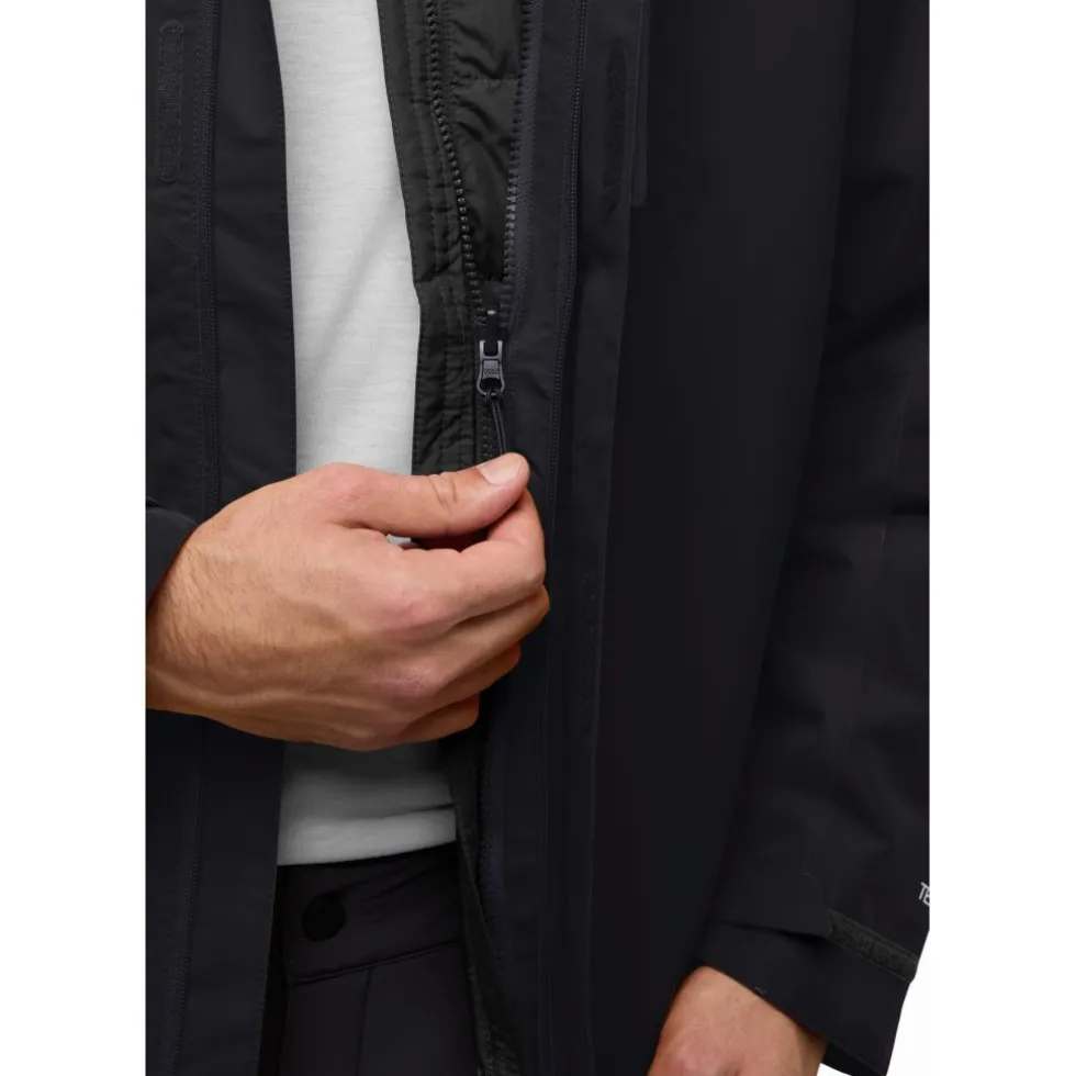 Jack Wolfskin Jasper 3In1 Jas Heren - zwart