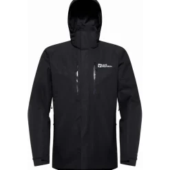 Jack Wolfskin Jasper 3In1 Jas Heren - zwart