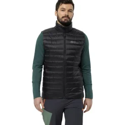 Jack Wolfskin Pilvi Donzen Bodywarmer Heren - zwart