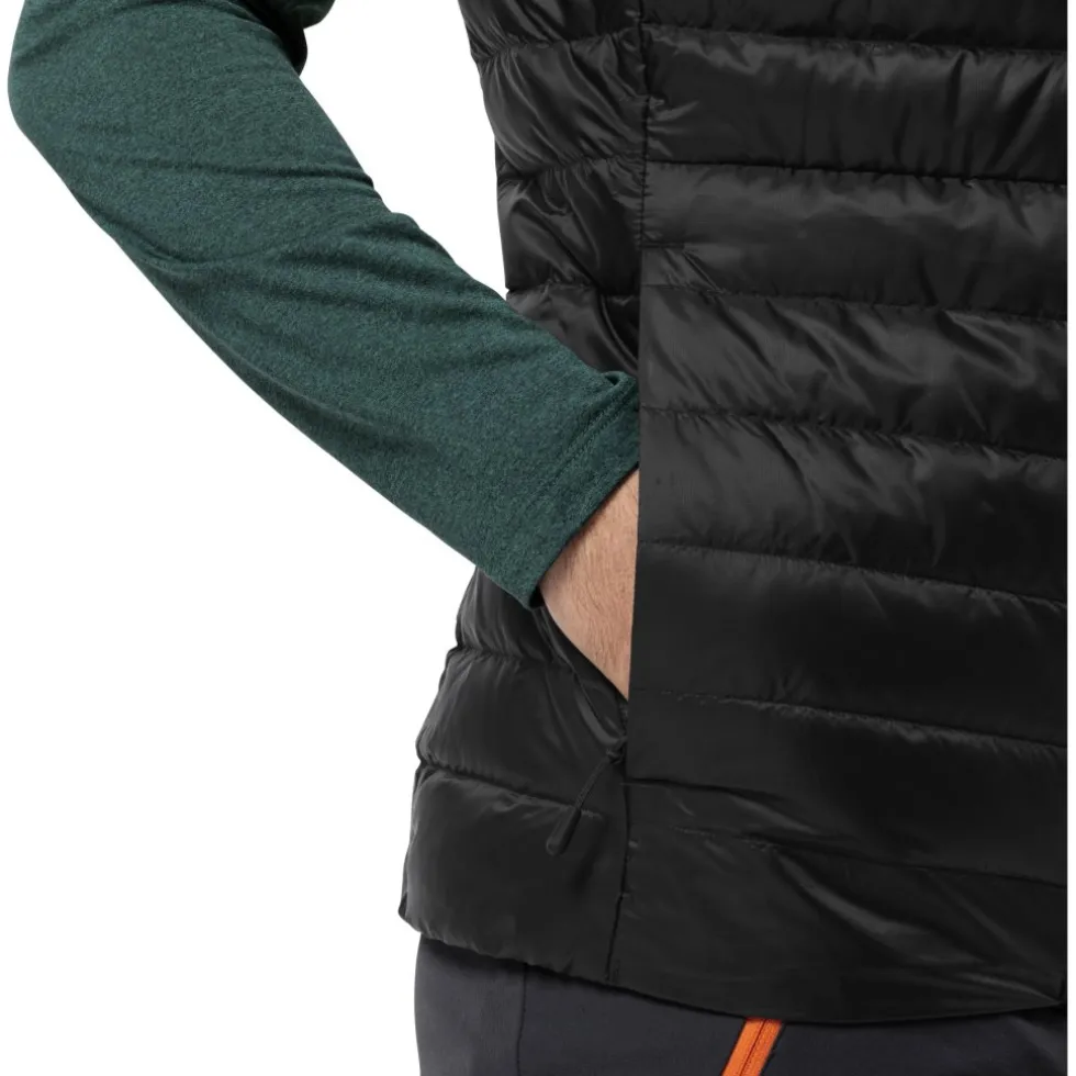 Jack Wolfskin Pilvi Donzen Bodywarmer Heren - zwart
