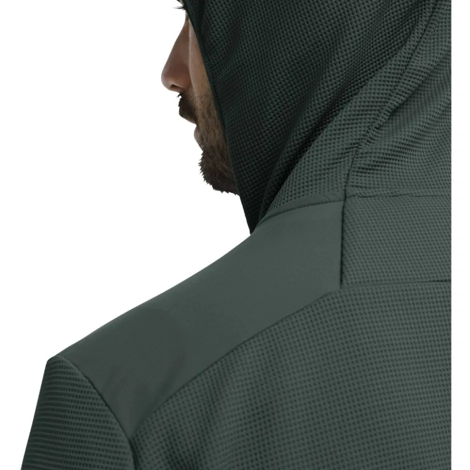 Shirts & Midlayers < Jack Wolfskin Ridge Hike Fu Zip Ja et capuchon Heren - ago pa
