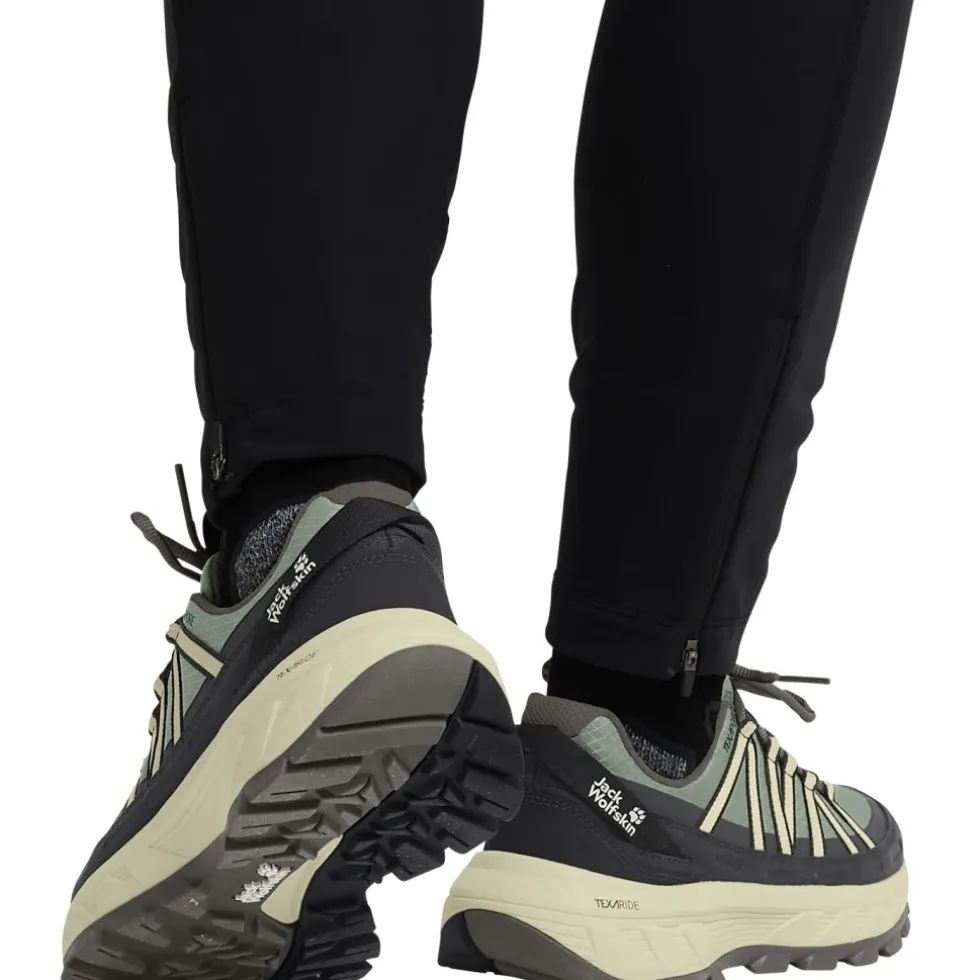Jack Wolfskin Wild Hike Texapore Low Wandelschoenen voor dames - green zinnia