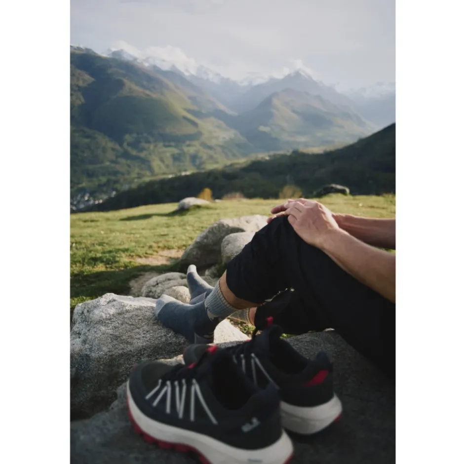 Wandelschoenen|Wandelschoenen < Jack Wolfskin Wild Hike Texapore Low Wandelschoenen Heren - black / phantom