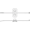 Jagwire Brake Hose Clips Composite (1 piece)