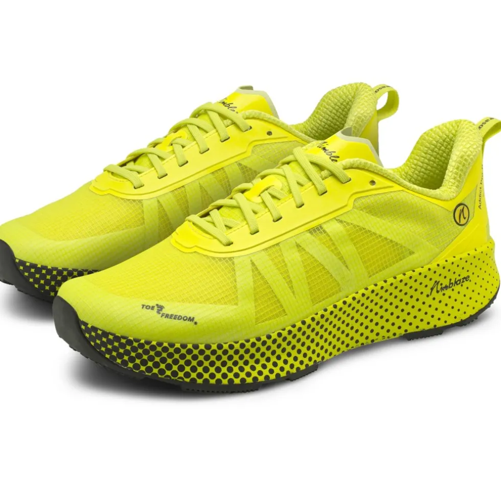 Joe Nimble Addict Pro-R Hardloopschoenen Dames - Geel