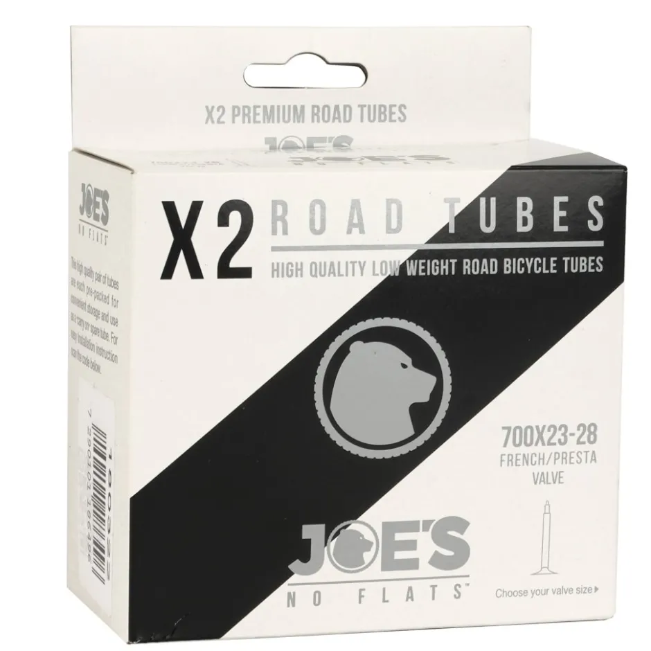 Binnenbanden < Joes No Flats Joe's No Flats X2 Premium Racefiets Binnenbanden - 700 x 23-28 | Presta | 48mm