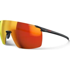 Julbo Faster L Zonnebrillen - Black / Multilayer Red - Reactiv 1-3 Light Amplifier