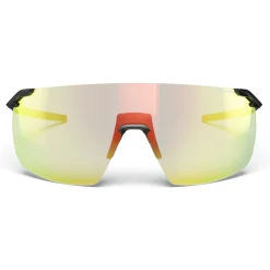 Julbo Faster L Zonnebrillen - Black / Multilayer Red - Reactiv 1-3 Light Amplifier