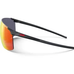 Julbo Faster L Zonnebrillen - Black / Multilayer Red - Reactiv 1-3 Light Amplifier