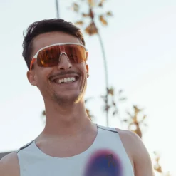 Julbo Intensity Bril - White/Neon Orange - Multilayer Red Reactiv 0-3 High Contrast