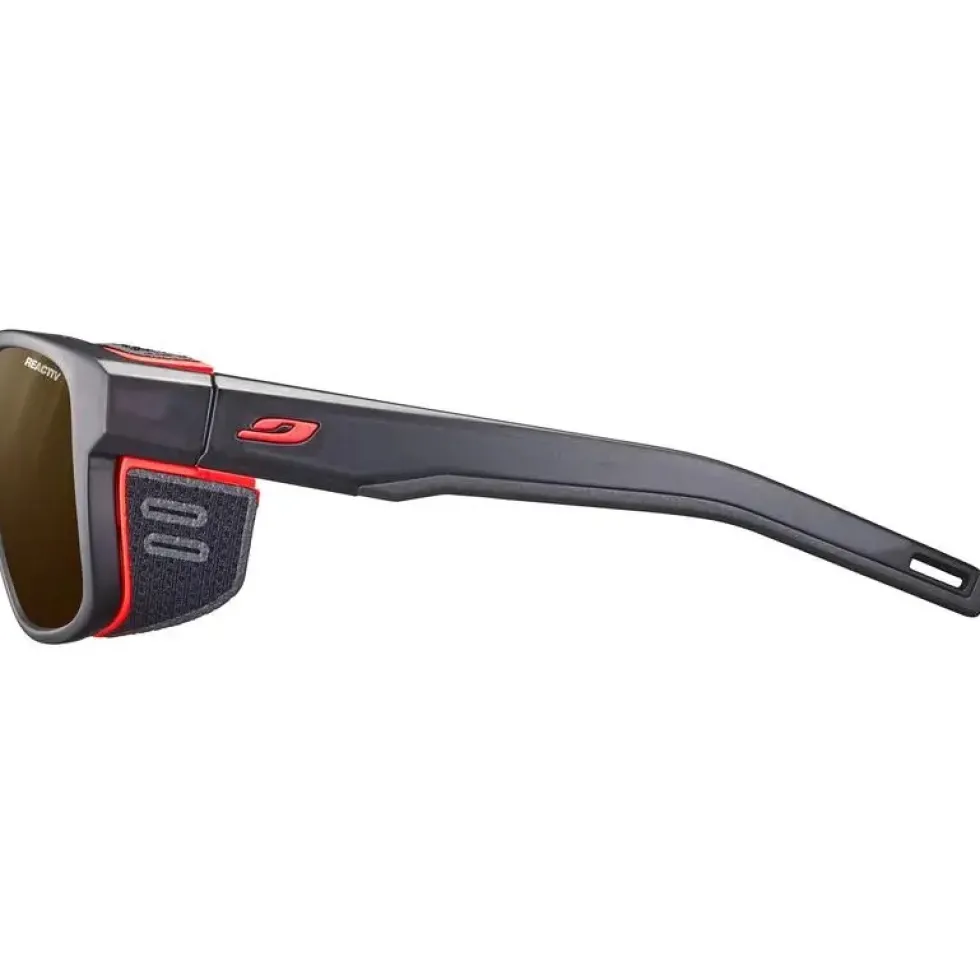 Julbo Shield M Zonnebril - Black/Orange - Reactive 2-4 Polarized