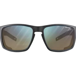 Alpine & Skibrillen < Julbo Shield Zonnebril - Black/Black - Blue Flash Reactive 2-4