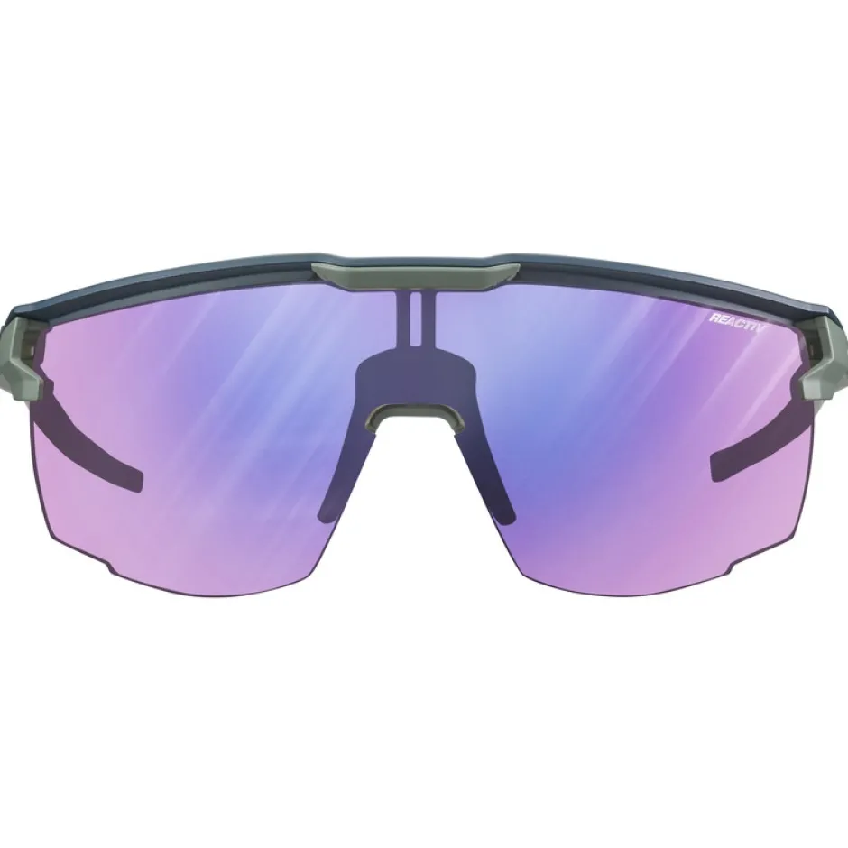Mtb-Brillen|Racefietsbrillen < Julbo Ultimate Reactiv 1-3 High Contrast Zonnebrillen - Blue/Green - Multilayer Blue