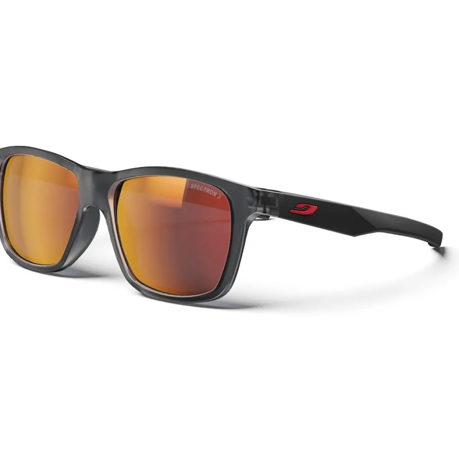 Brillen Kinderen < Julbo Elwood Bril Kinderen - Translucent Matt Black/Matt Black - Red Flash Spectron 3