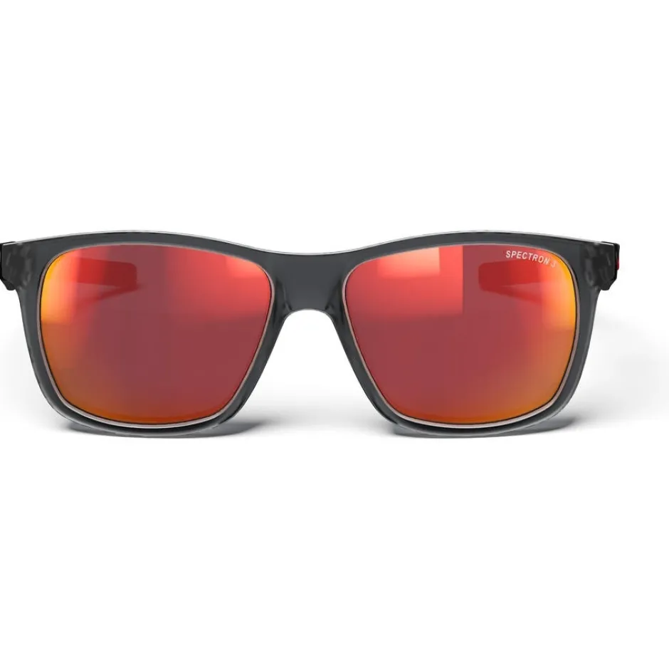 Brillen Kinderen < Julbo Elwood Bril Kinderen - Translucent Matt Black/Matt Black - Red Flash Spectron 3