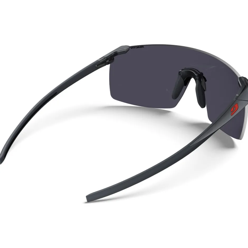 Mtb-Brillen|Racefietsbrillen < Julbo Faster M Zonnebrillen - Black / Yellow / Multilayer Red - Reactiv 1-3 Light Amplifier