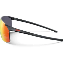 Mtb-Brillen|Racefietsbrillen < Julbo Faster M Zonnebrillen - Black / Yellow / Multilayer Red - Reactiv 1-3 Light Amplifier