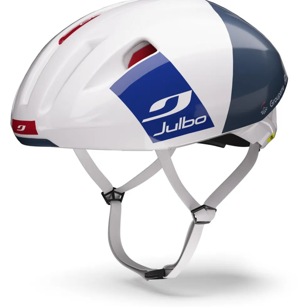 Julbo Finisher Evo Groupama-FDJ MIPS Helm - Wit / Blauw / Rood