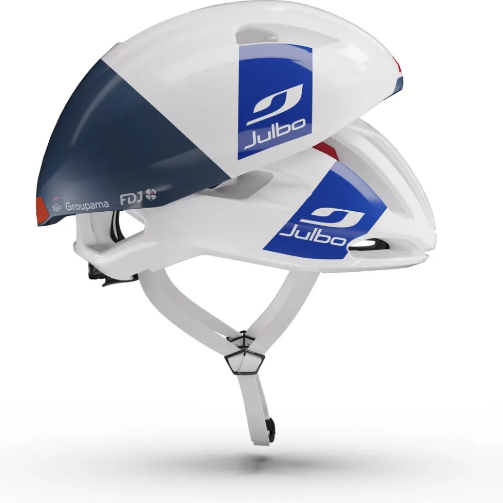 Julbo Finisher Evo Groupama-FDJ MIPS Helm - Wit / Blauw / Rood