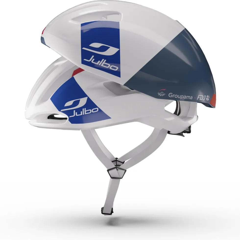 Julbo Finisher Evo Groupama-FDJ MIPS Helm - Wit / Blauw / Rood