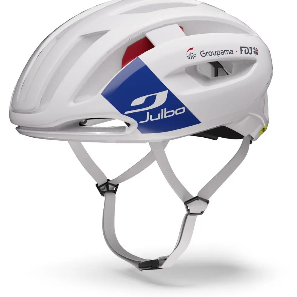 Julbo Finisher Evo Groupama-FDJ MIPS Helm - Wit / Blauw / Rood