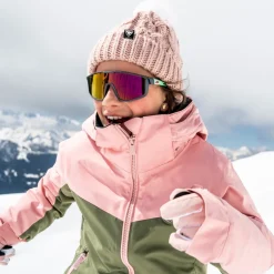 Brillen Kinderen < Julbo Fury S Junior Zonnebrillen - Grey / Mint - Pink Flash Spectron 3