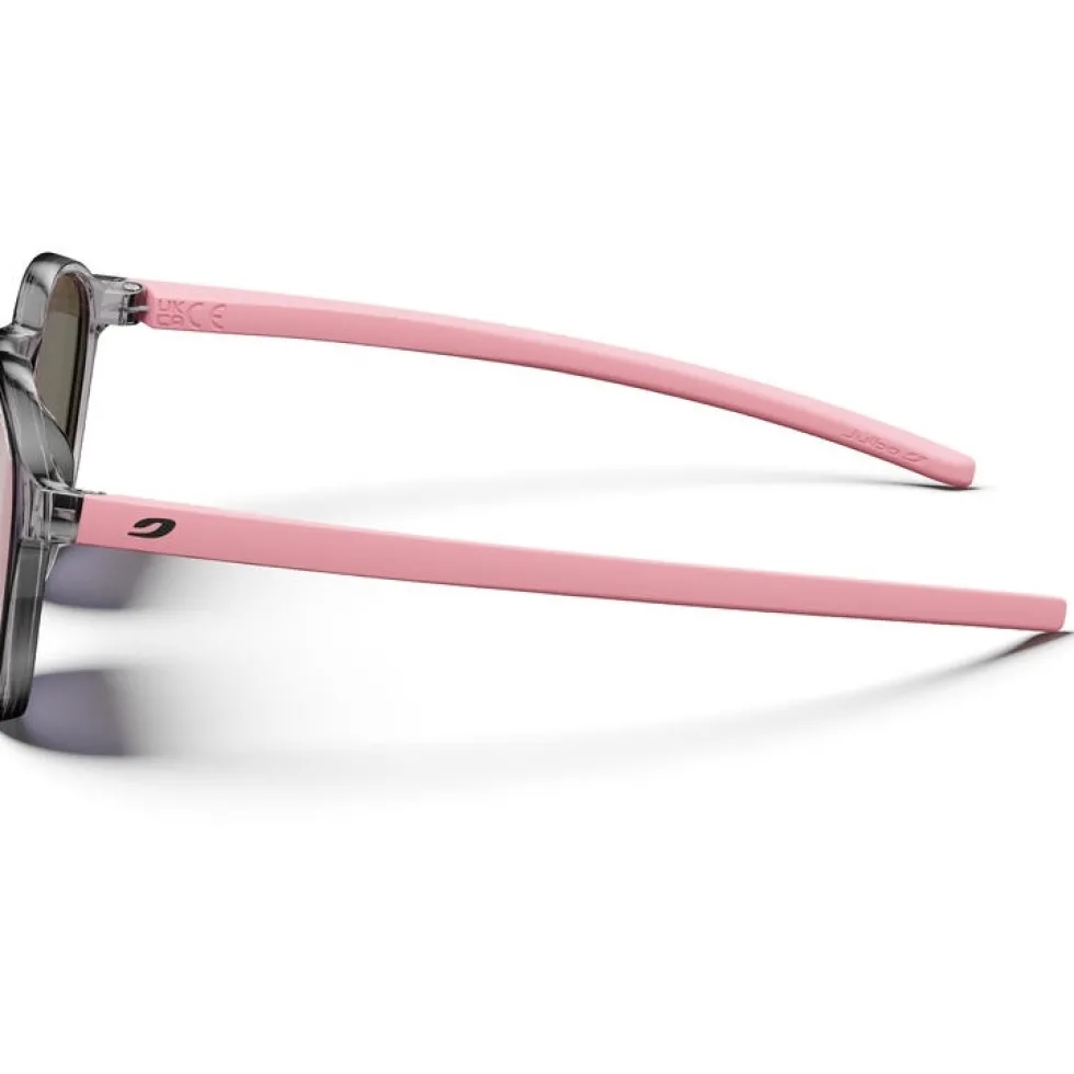 Julbo Joliet Bril Kinderen - Shiny Translucent Gray/Matt Pink - Pink Gold Spectron 3